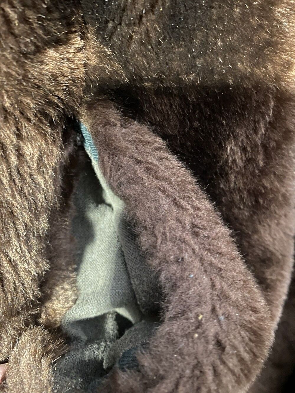Vintage C.E. Carlson Co Spokane Dark Brown Fur Coat Mid-Century Plush - Picture 16 of 16